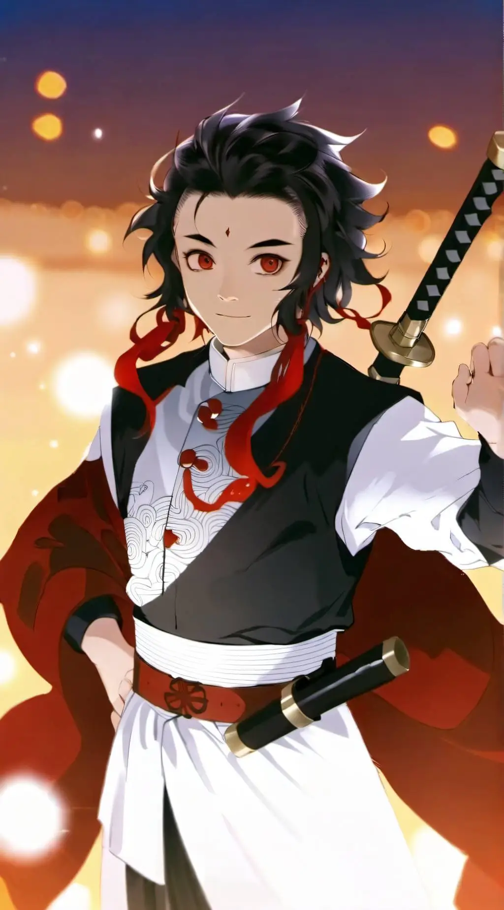 ai character: Demon slayer rpg background