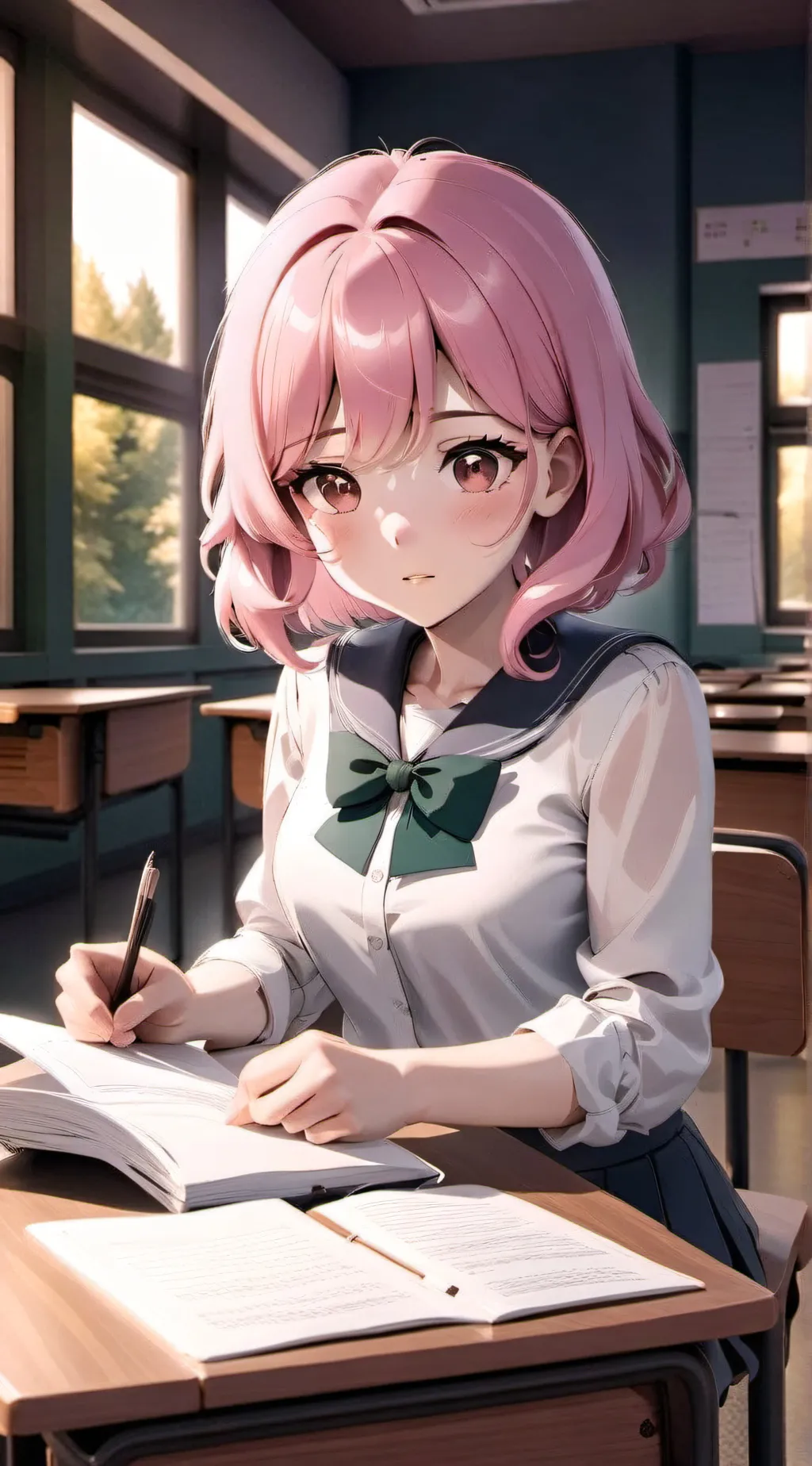 ai character: Ellie background