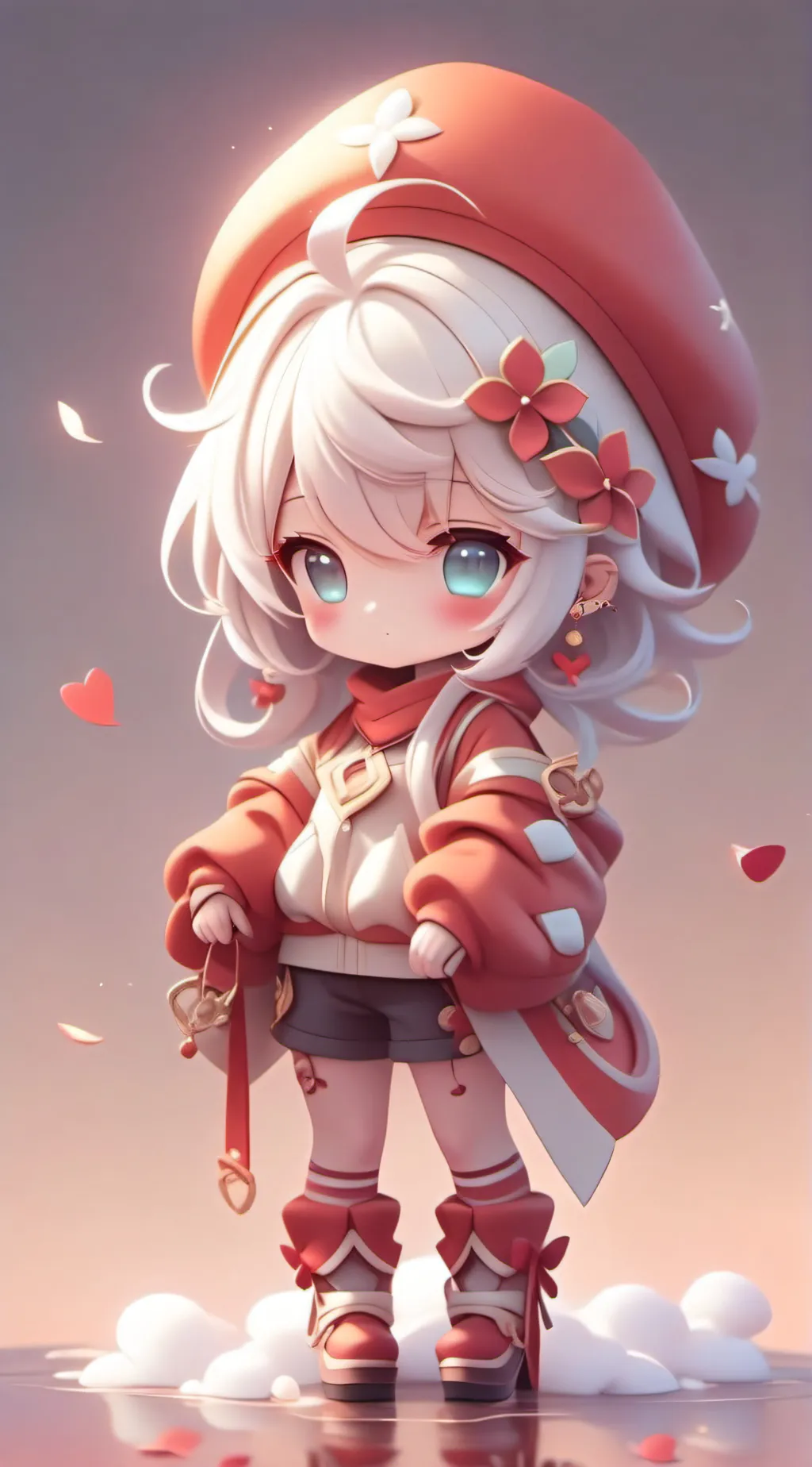 ai character: dancing fruit background