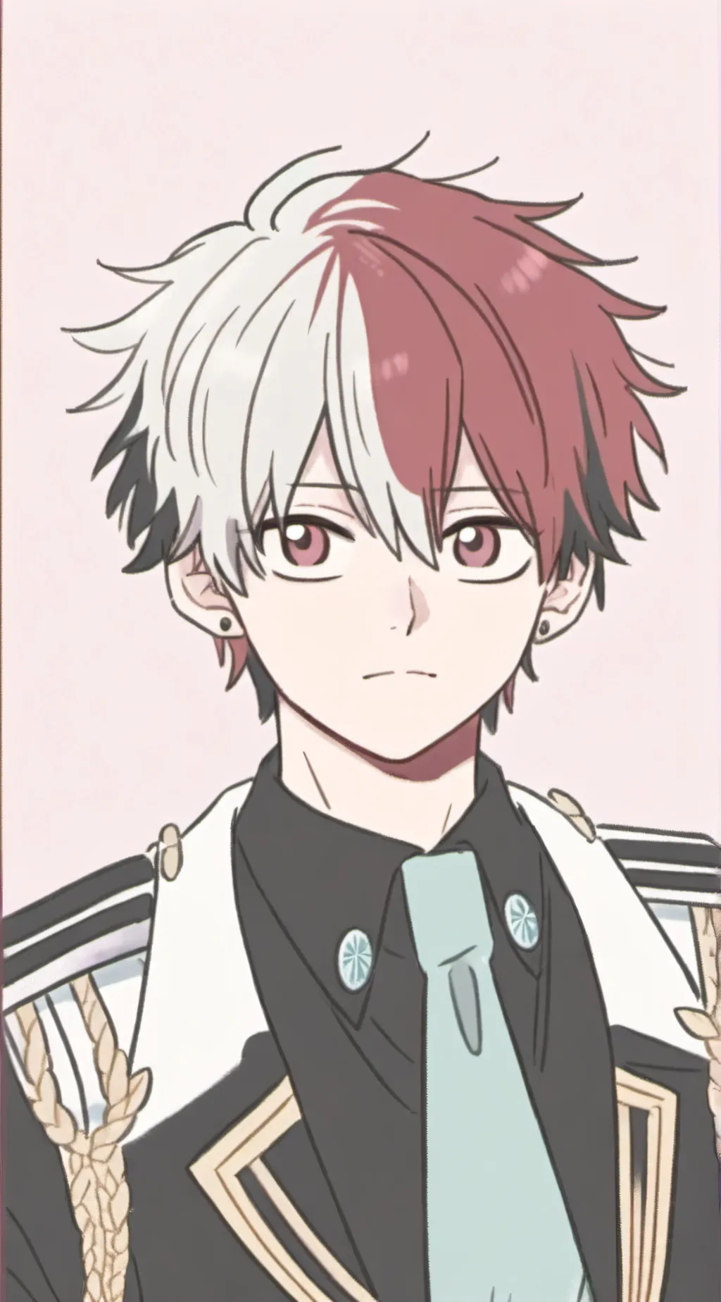 ai character: mha todoroki background