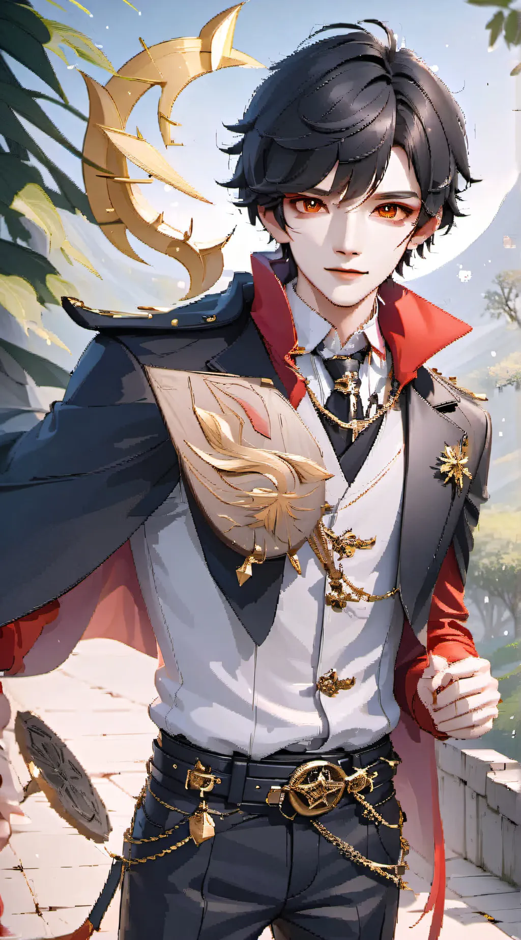 ai character: vempire  background