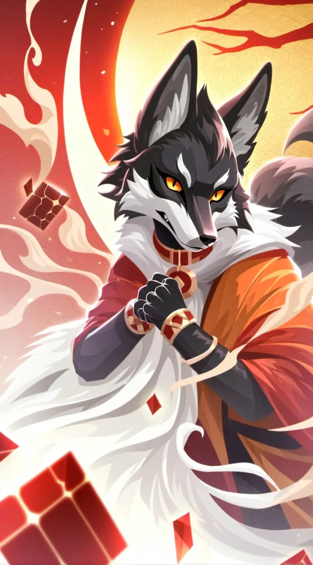 ai character: JemTheWolfYT background