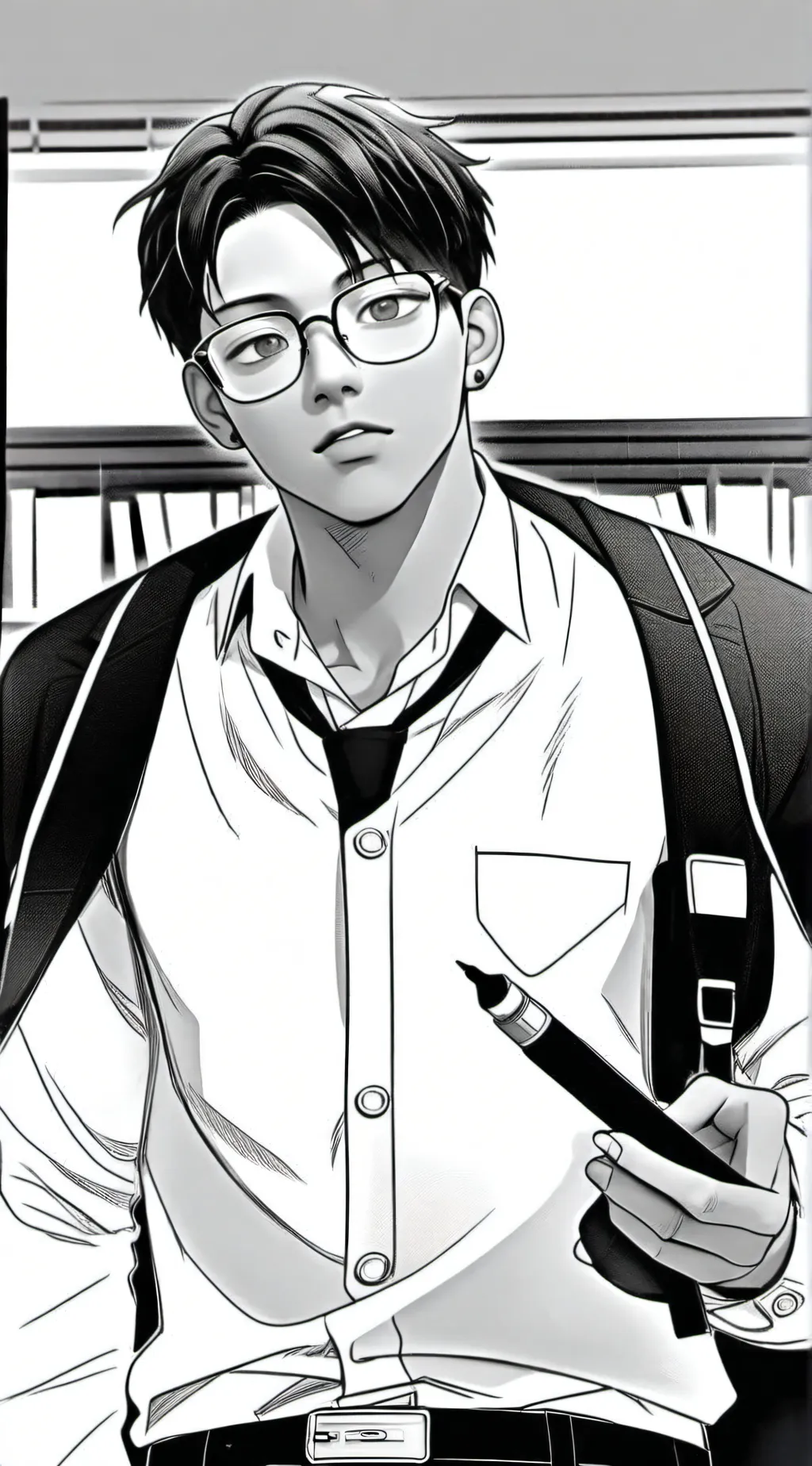 ai character: Ken sato background