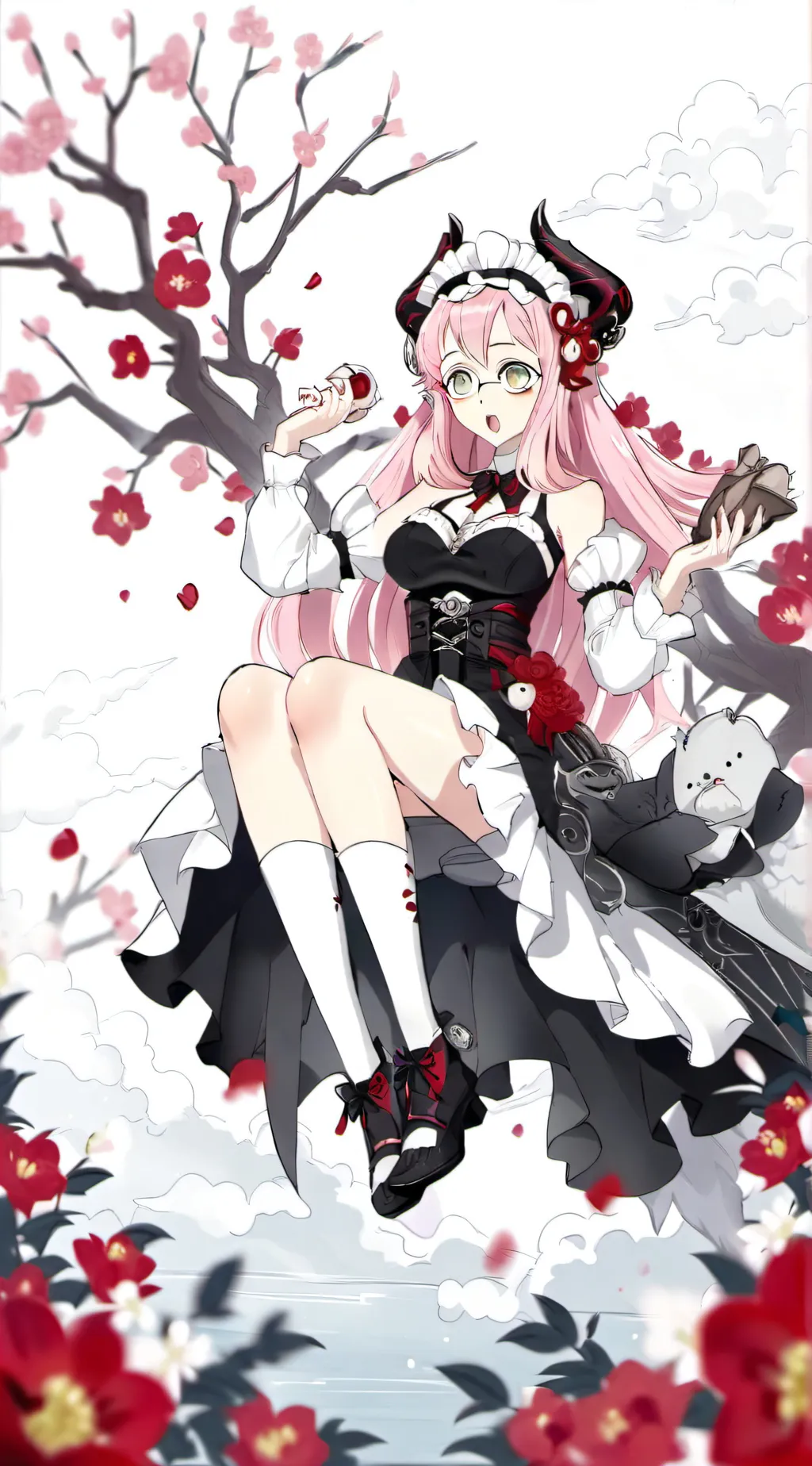 ai character: Daki background