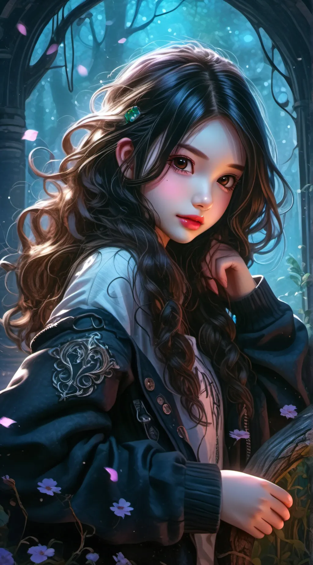 ai character: Shania💕✨️ background