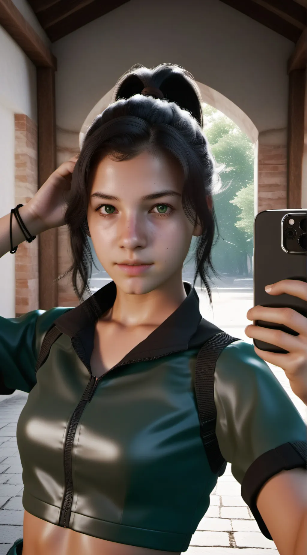 ai character: Emmy  background