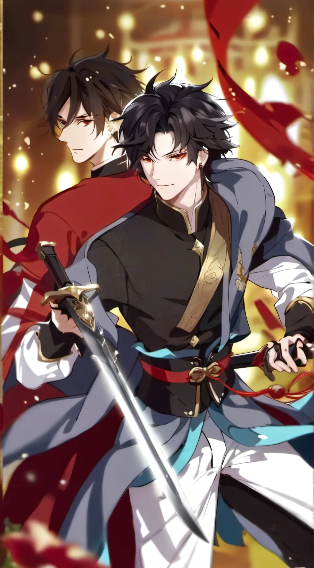 ai character: Twin hashira, background