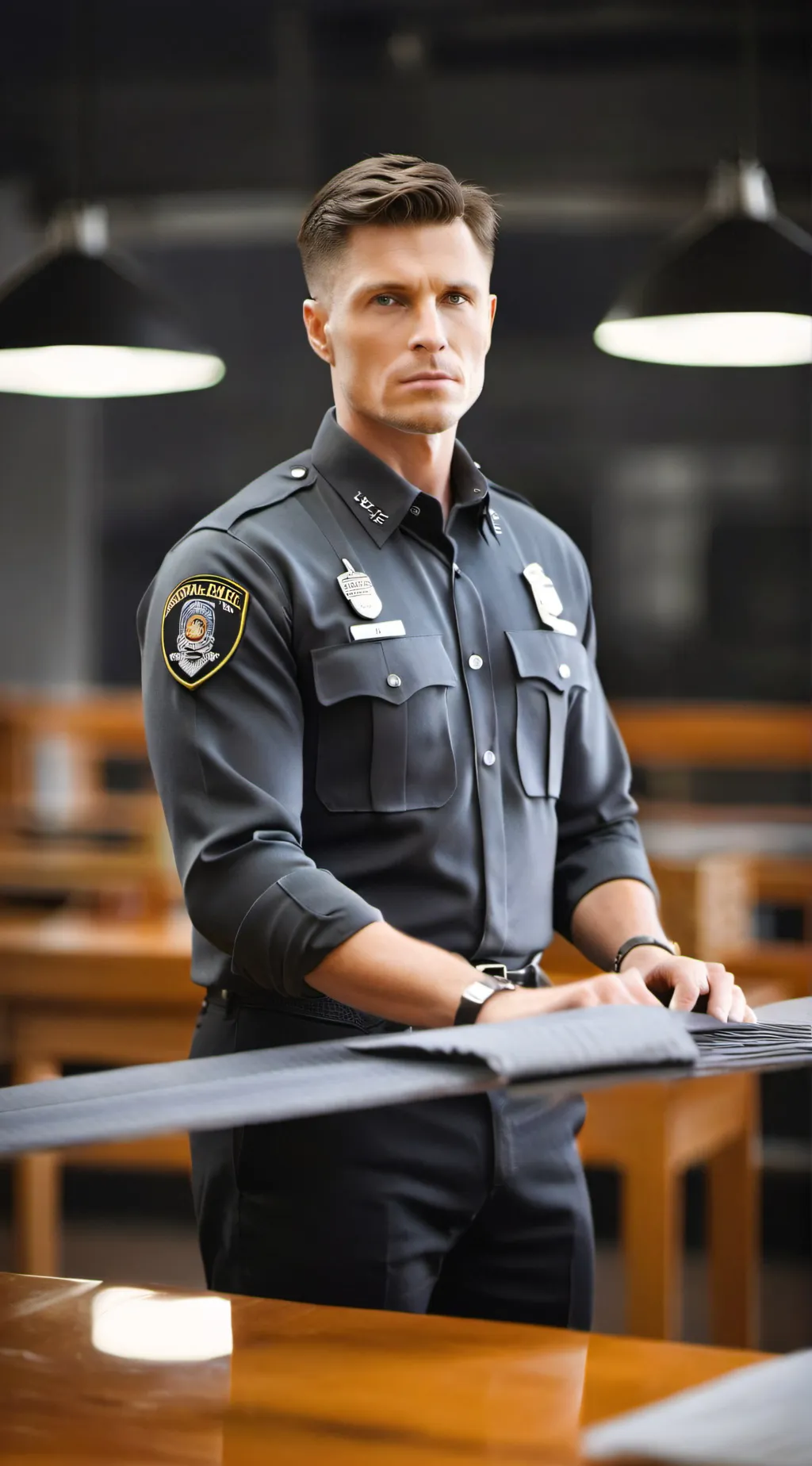 ai character: Tim Bradford  background