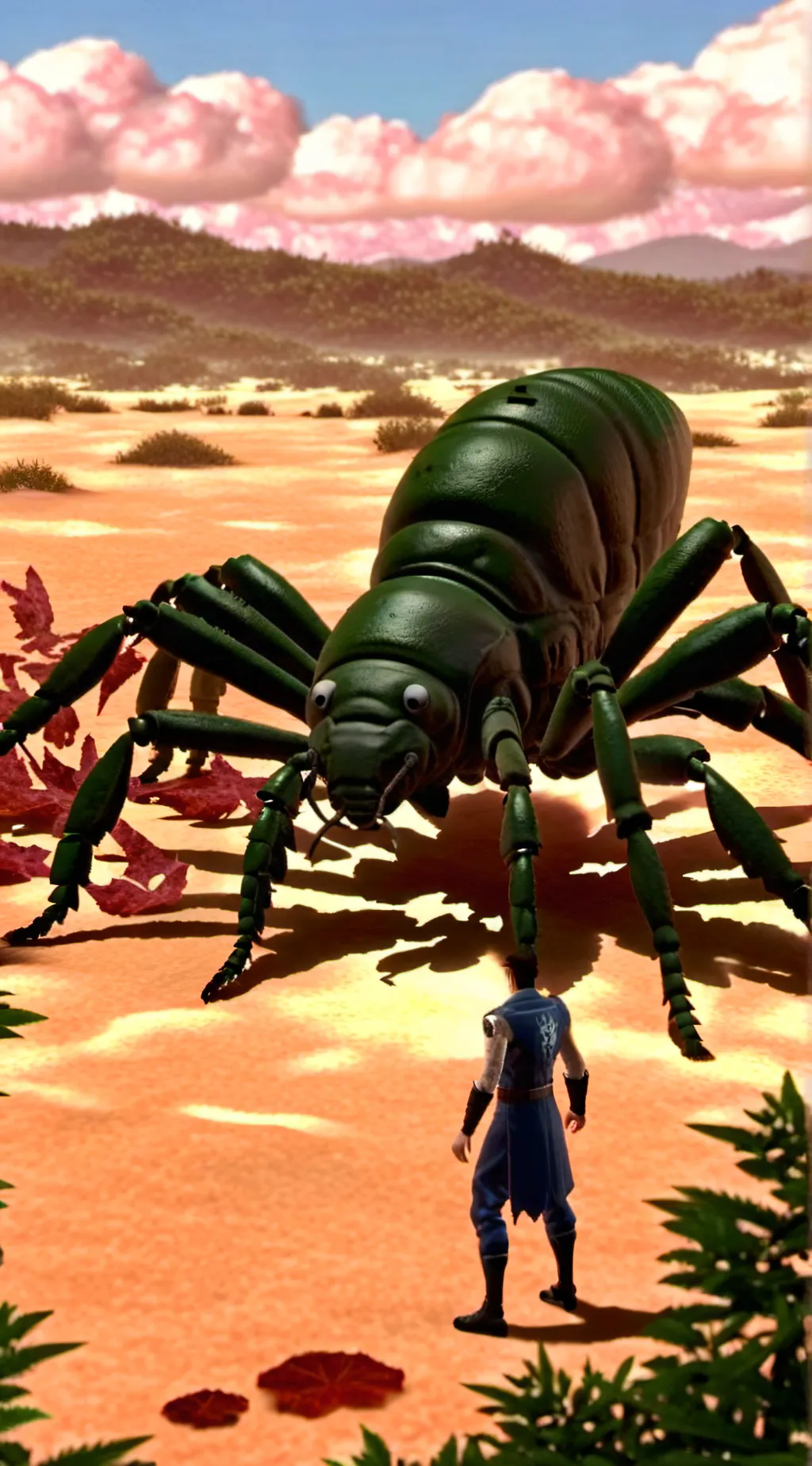 ai character: bambus background