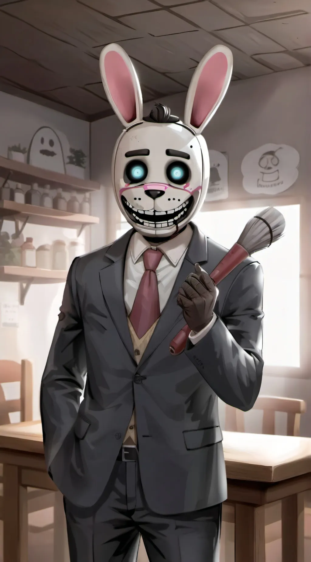 ai character: fnaf background