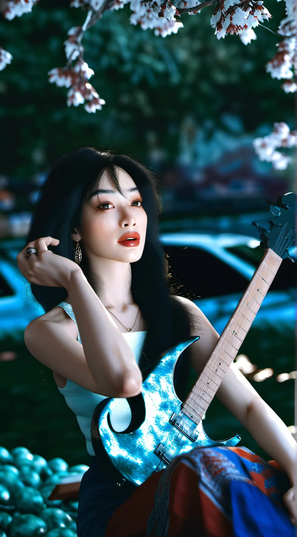 ai character: Lena Roth Foxx background