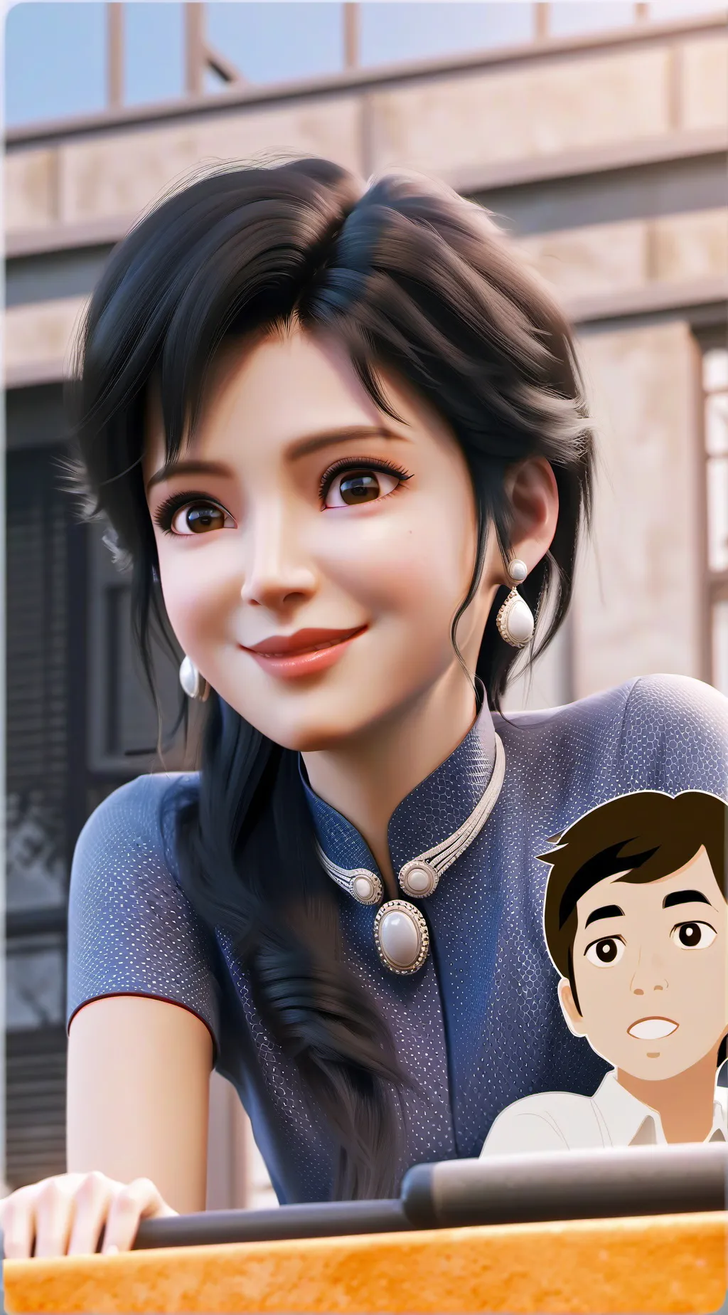 ai character: Zara background