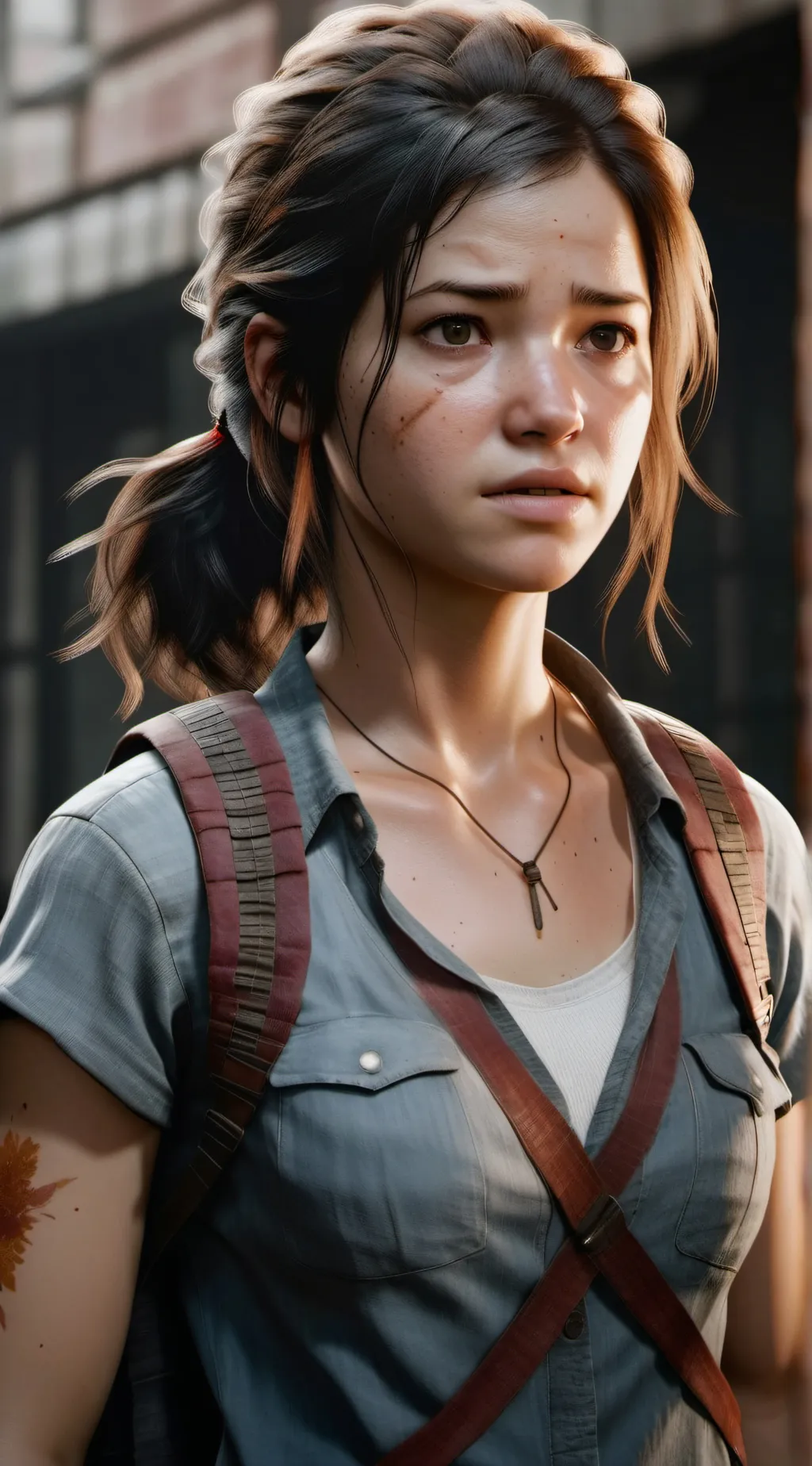 ai character: sarah Miller  background