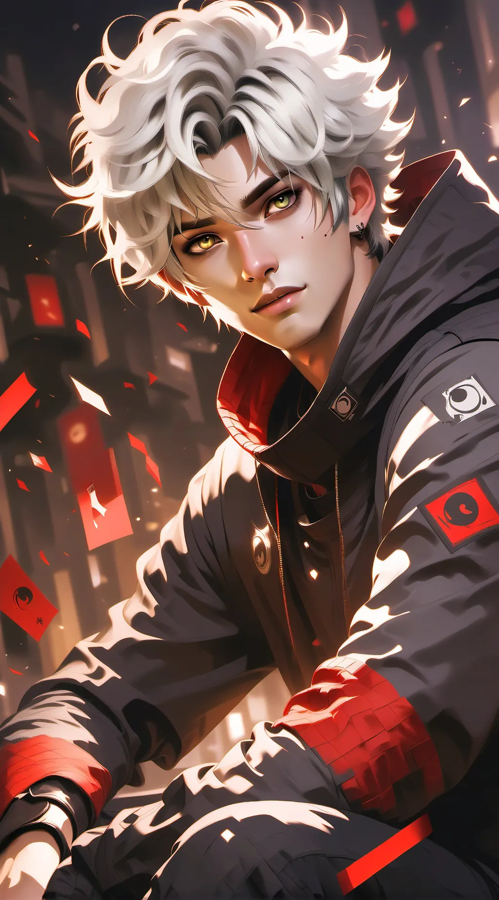 ai character: Salem Morim  background