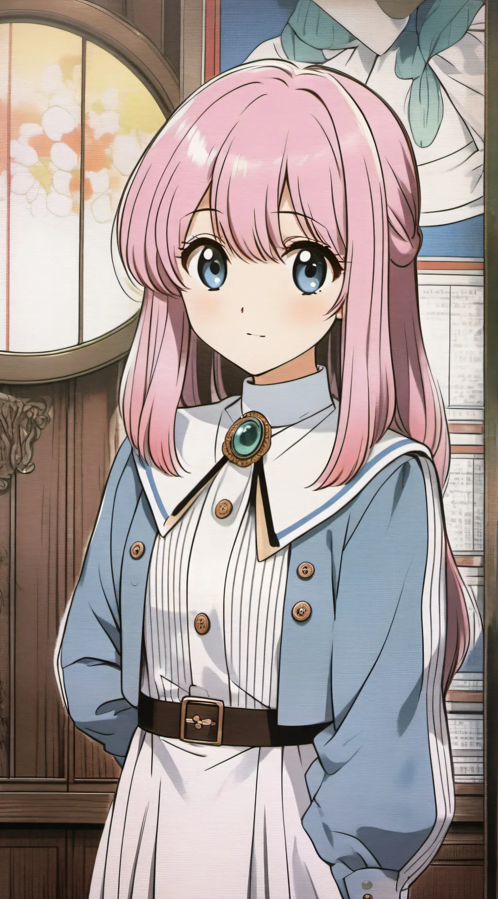 ai character: vanil bean background