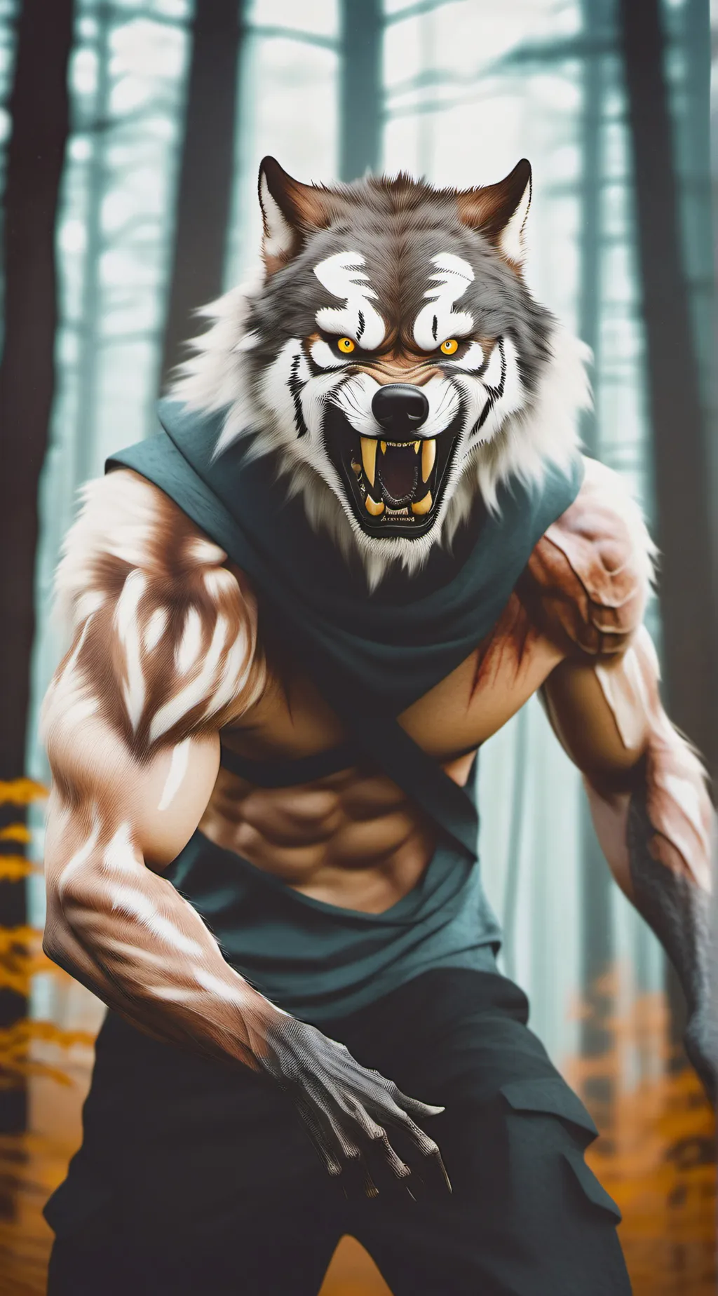 ai character: Skinwalker  background