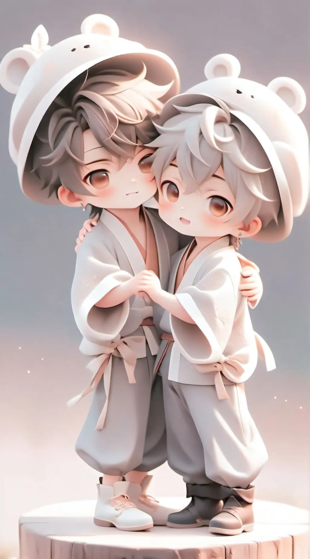 ai character: 🐰skz🧡 background