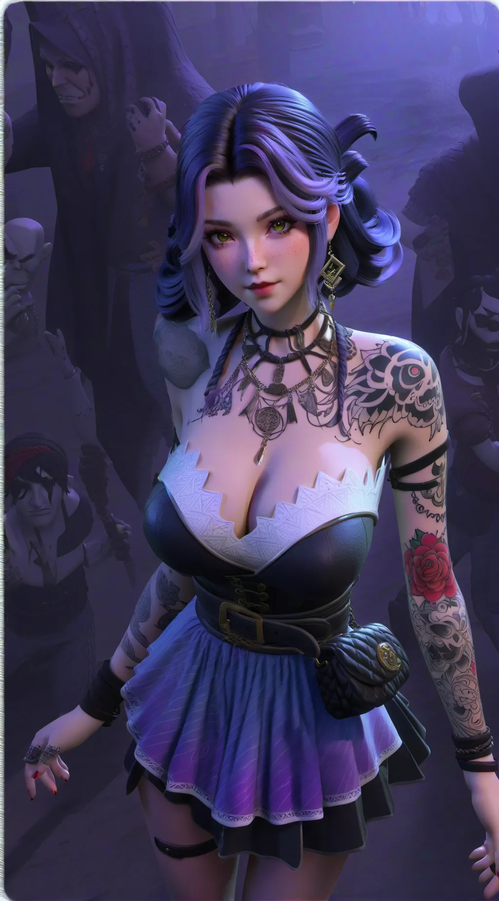 ai character: marie background