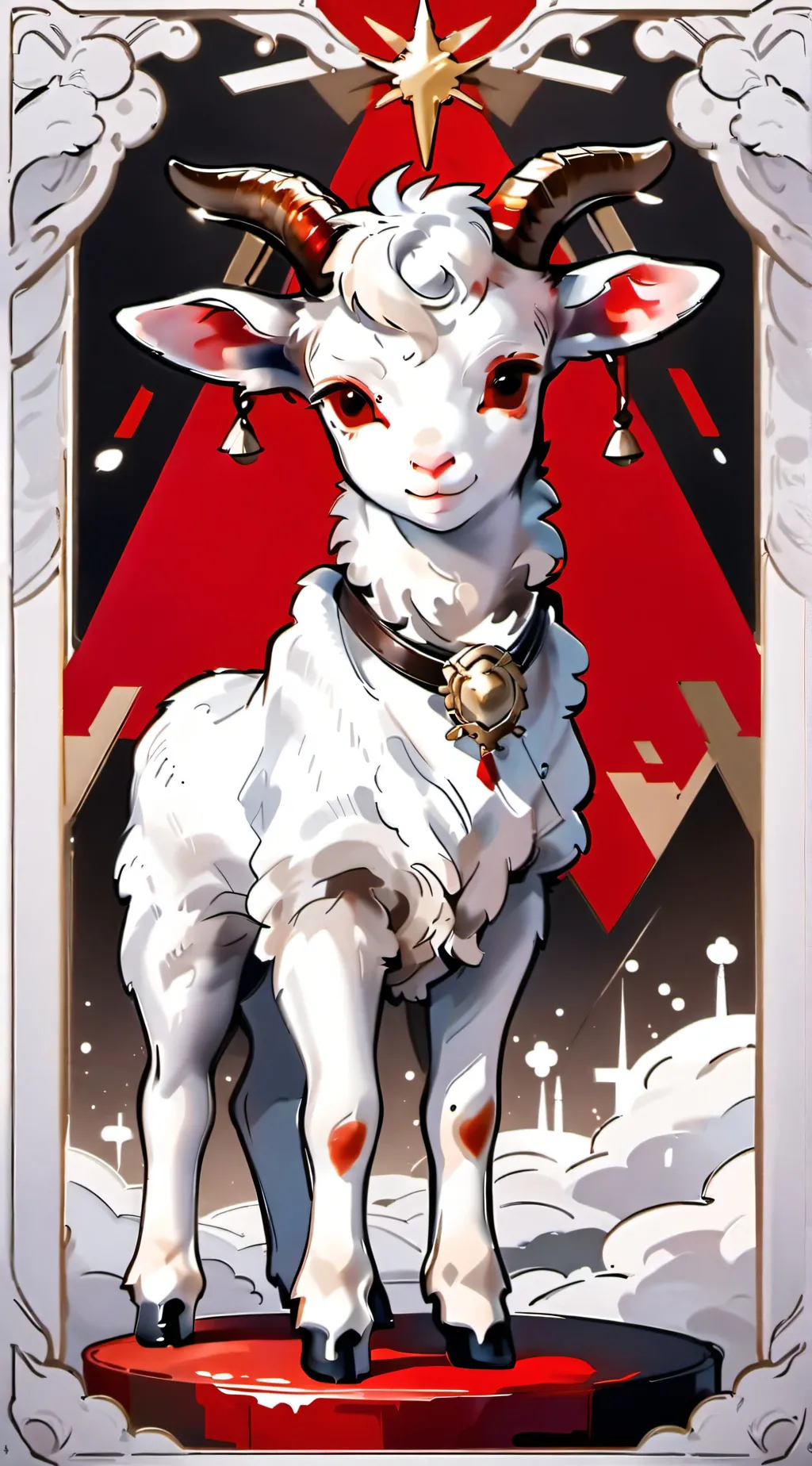 ai character: lamby background