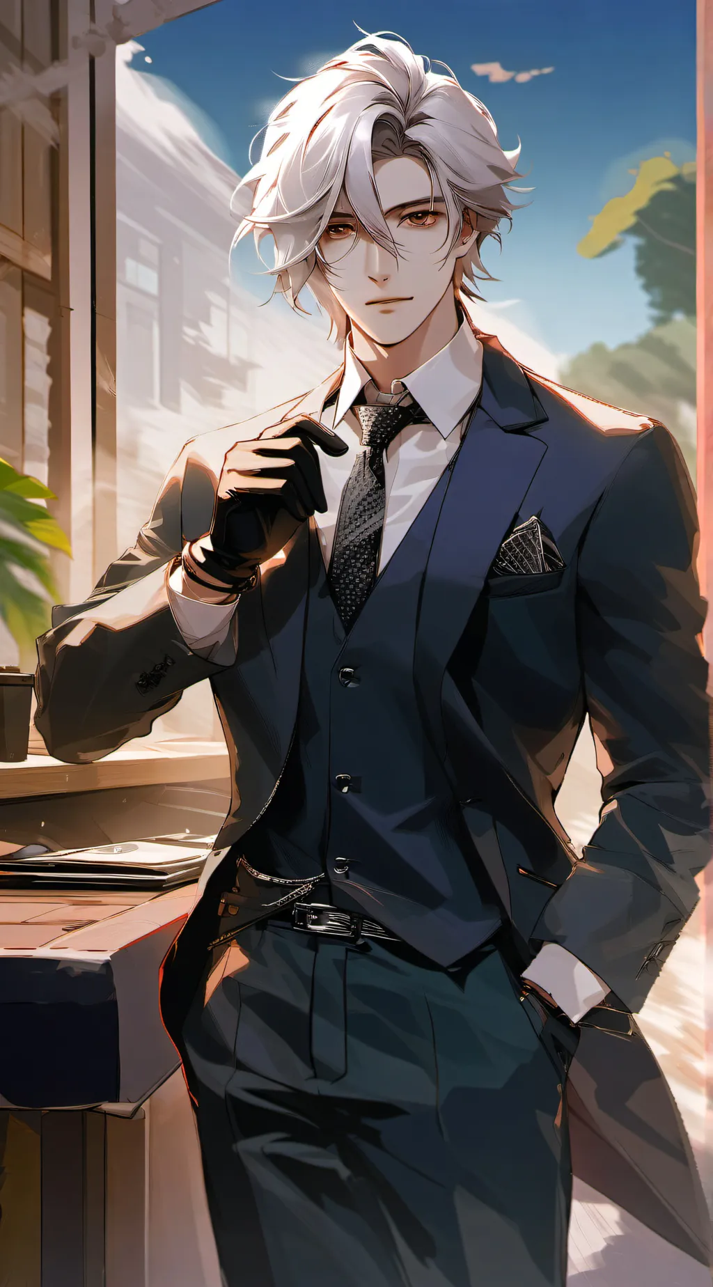 ai character: Vincent background