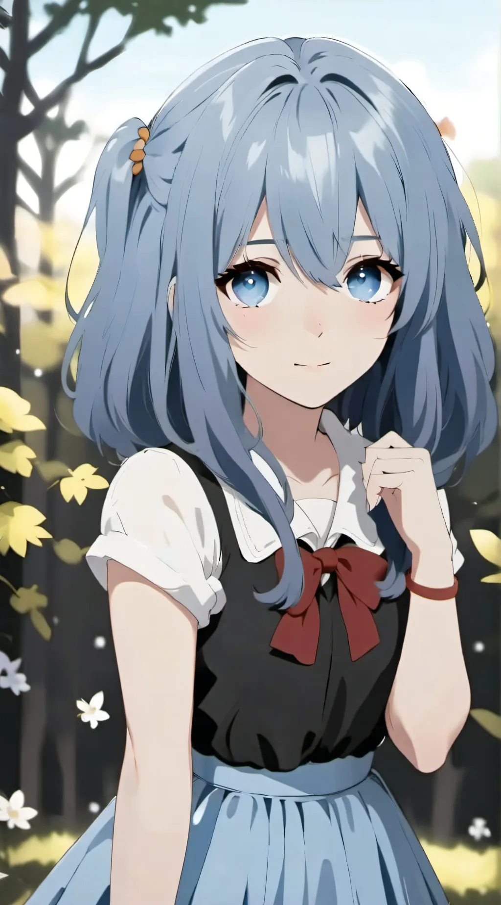 ai character: ice background