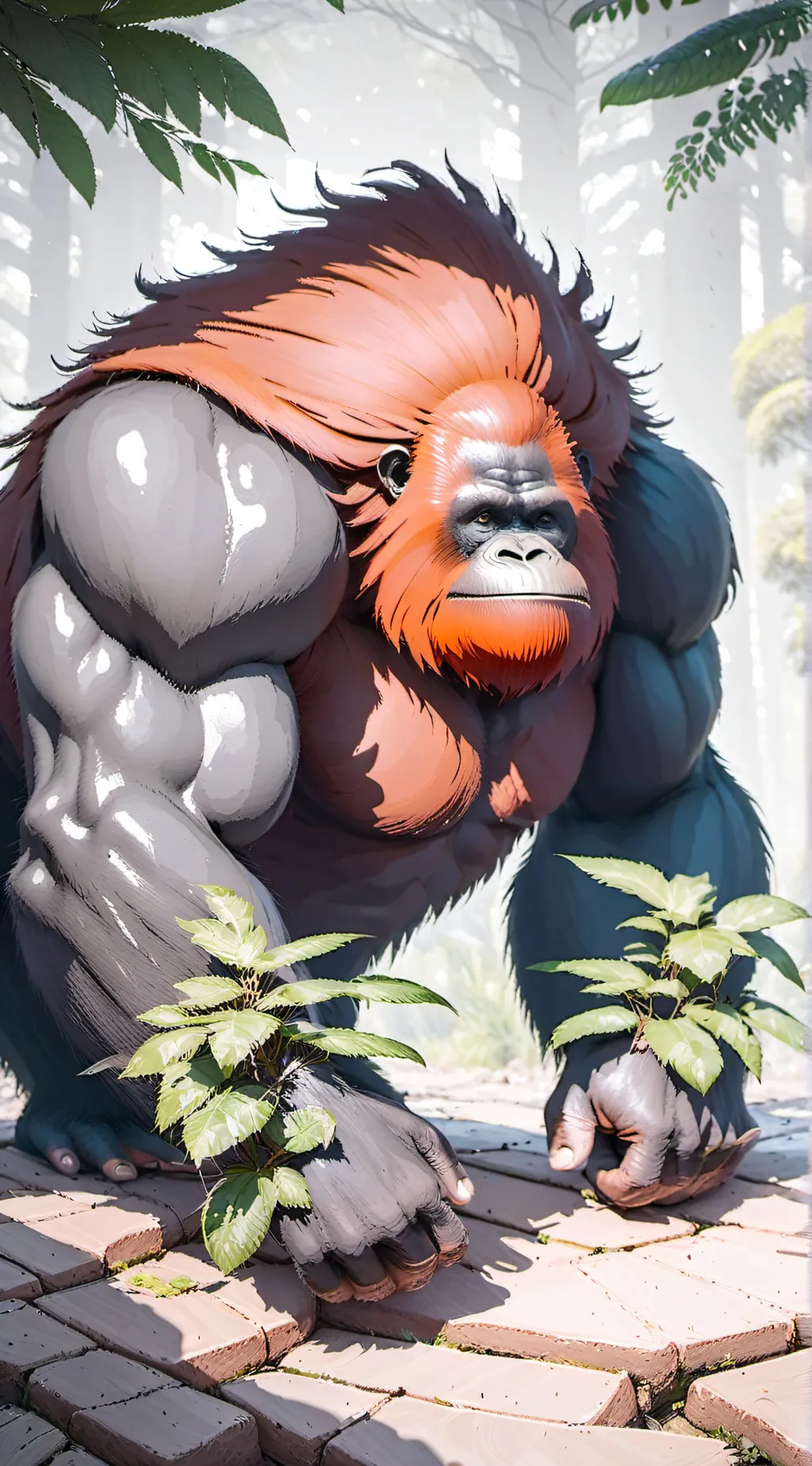 ai character: 🧋🍨 background