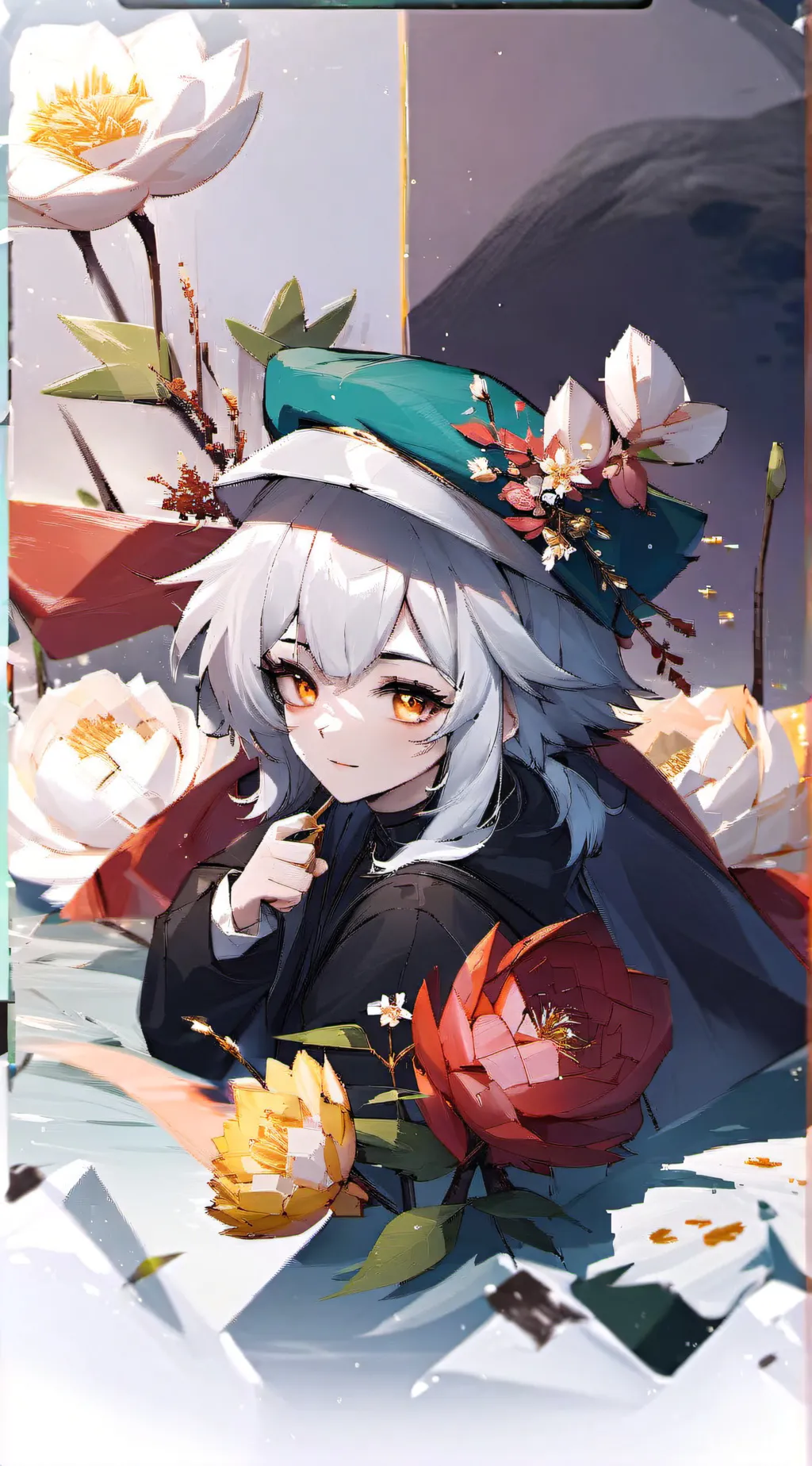 ai character: Giant girl background