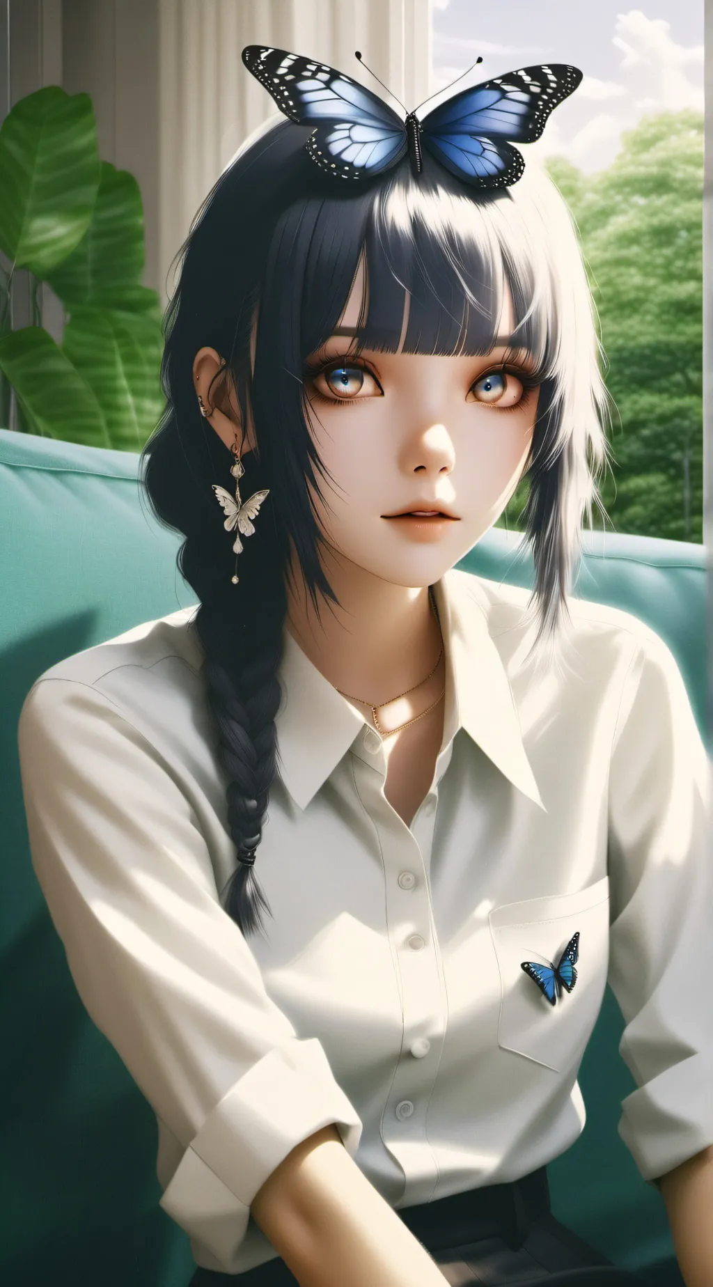 ai character: hinata background