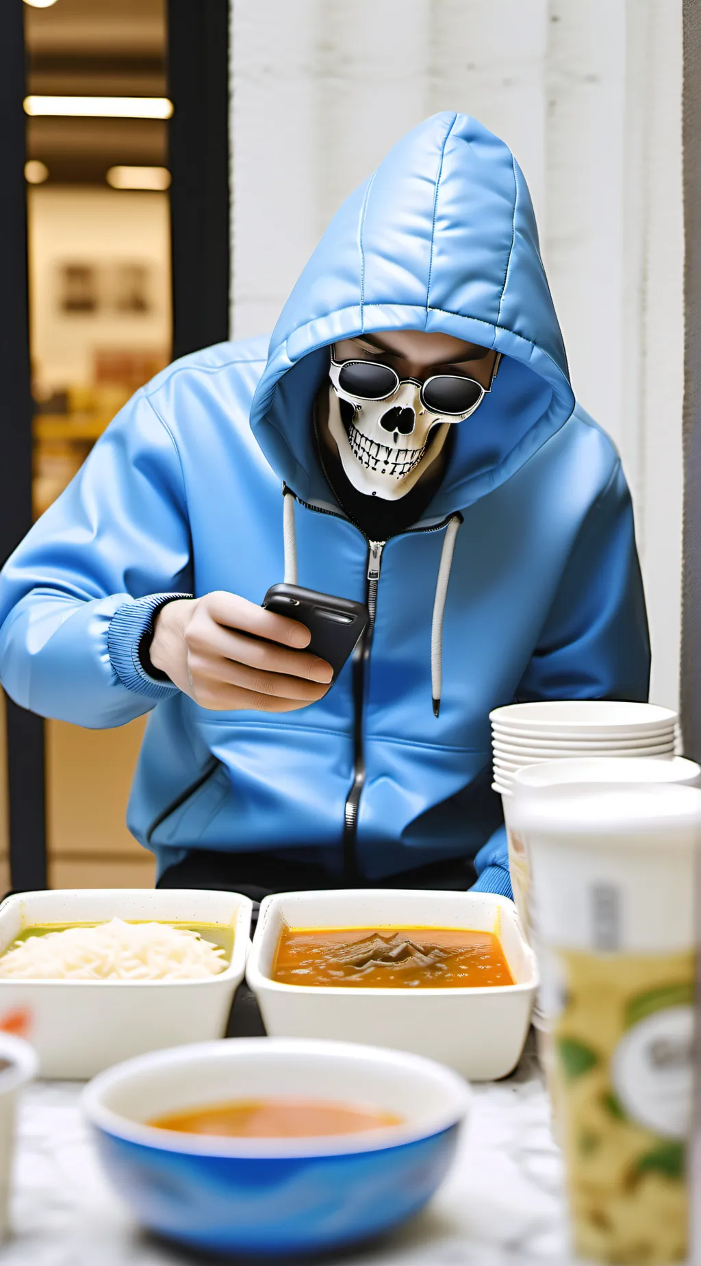 ai character: Soup (fixed) background