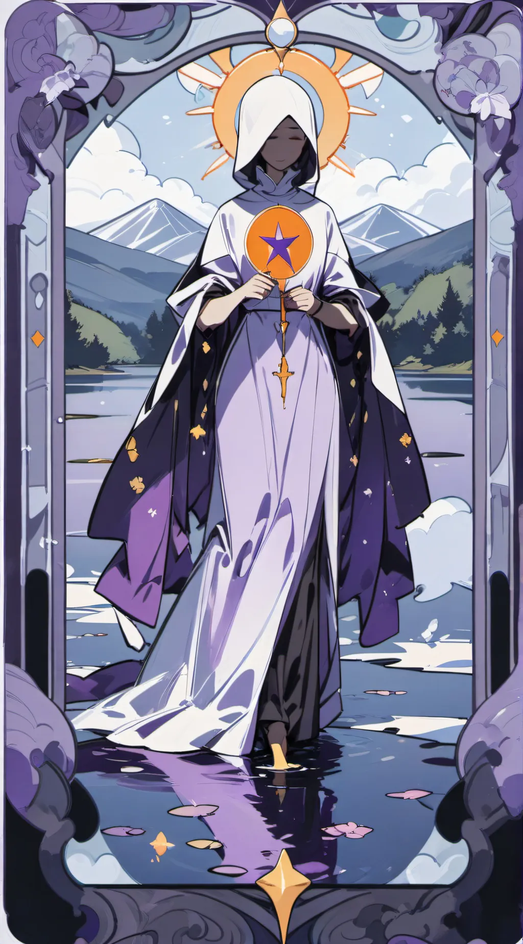 ai character: flameless🔥 background