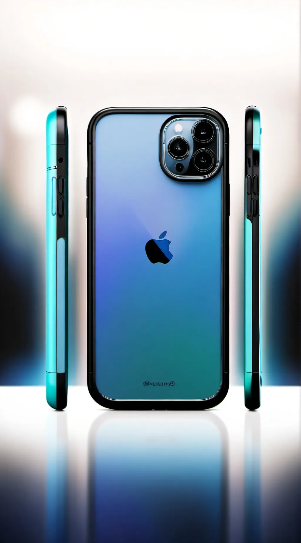 ai character: iPhone 14  background