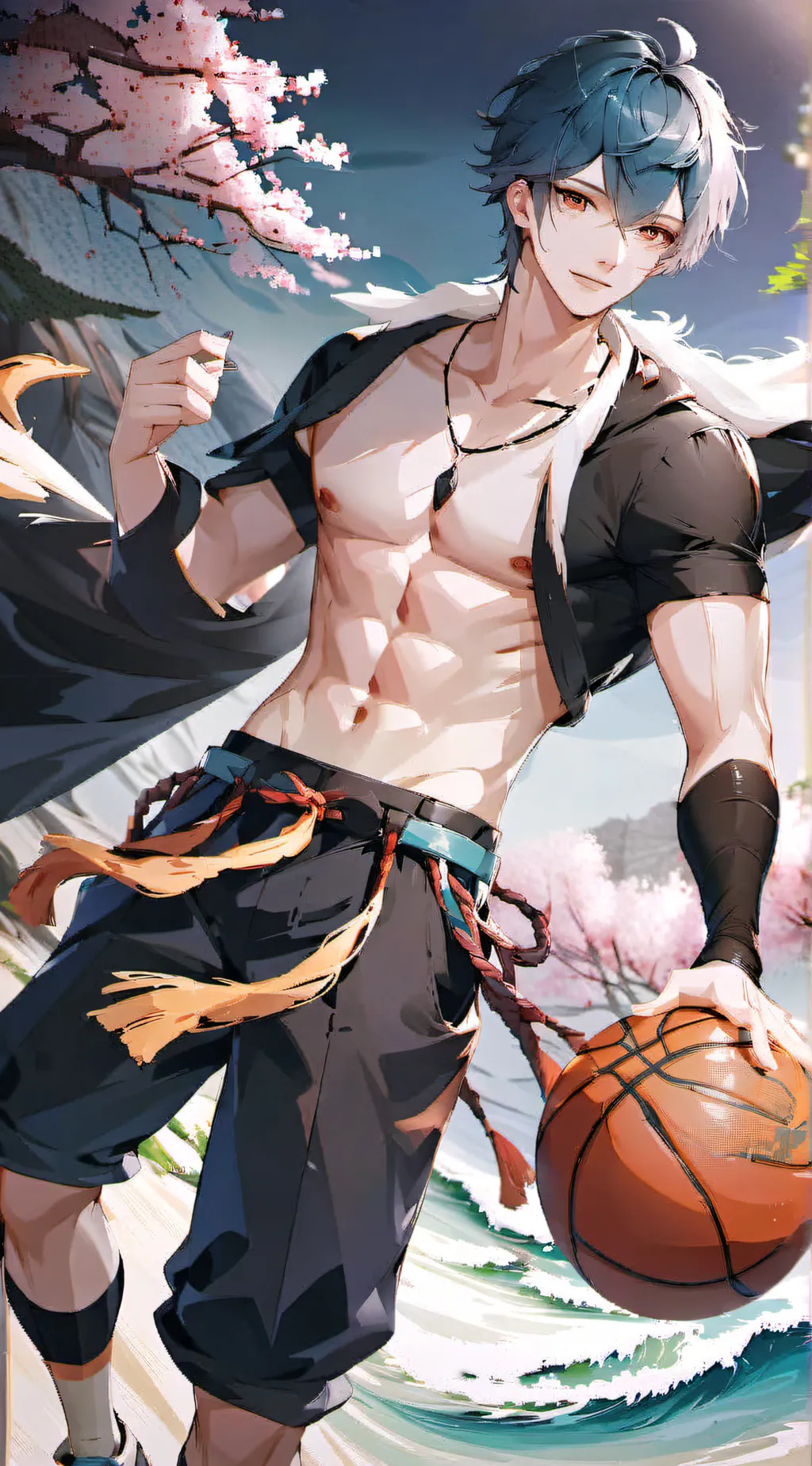 ai character: {^•°Andrew °•^} background