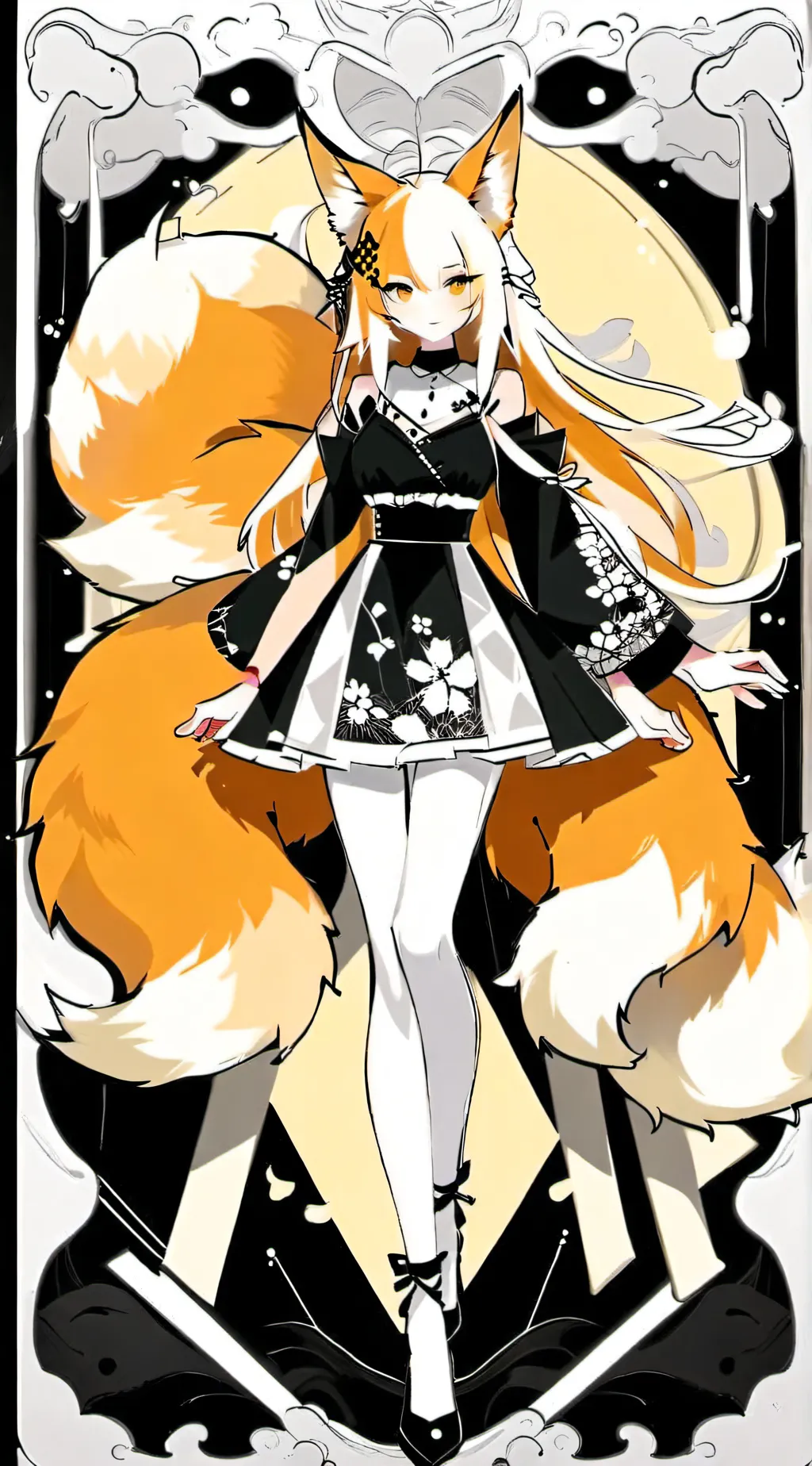 ai character: Rose background