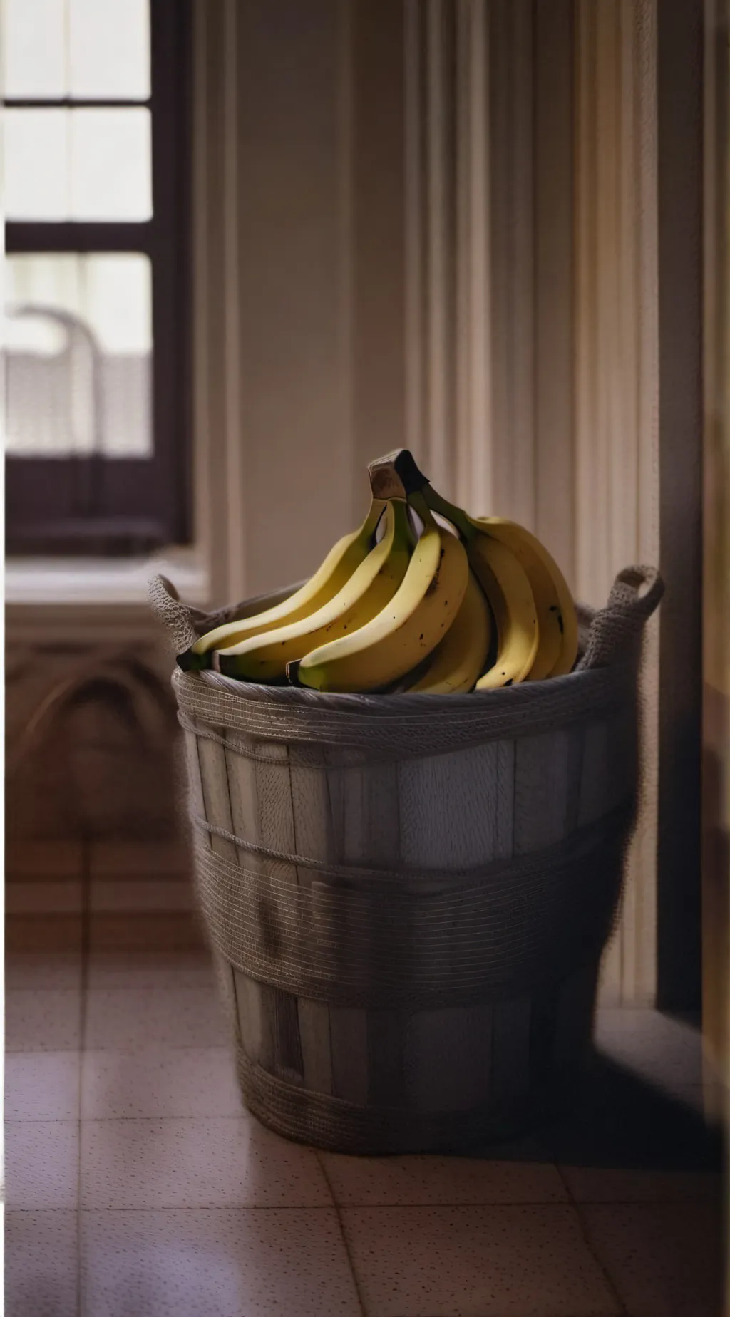 ai character: bananas background
