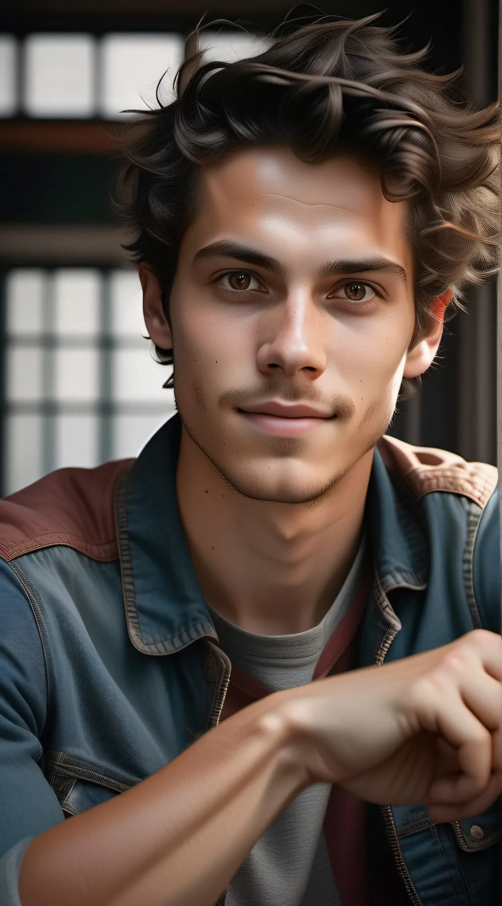 ai character: Dylan o’Brian  background