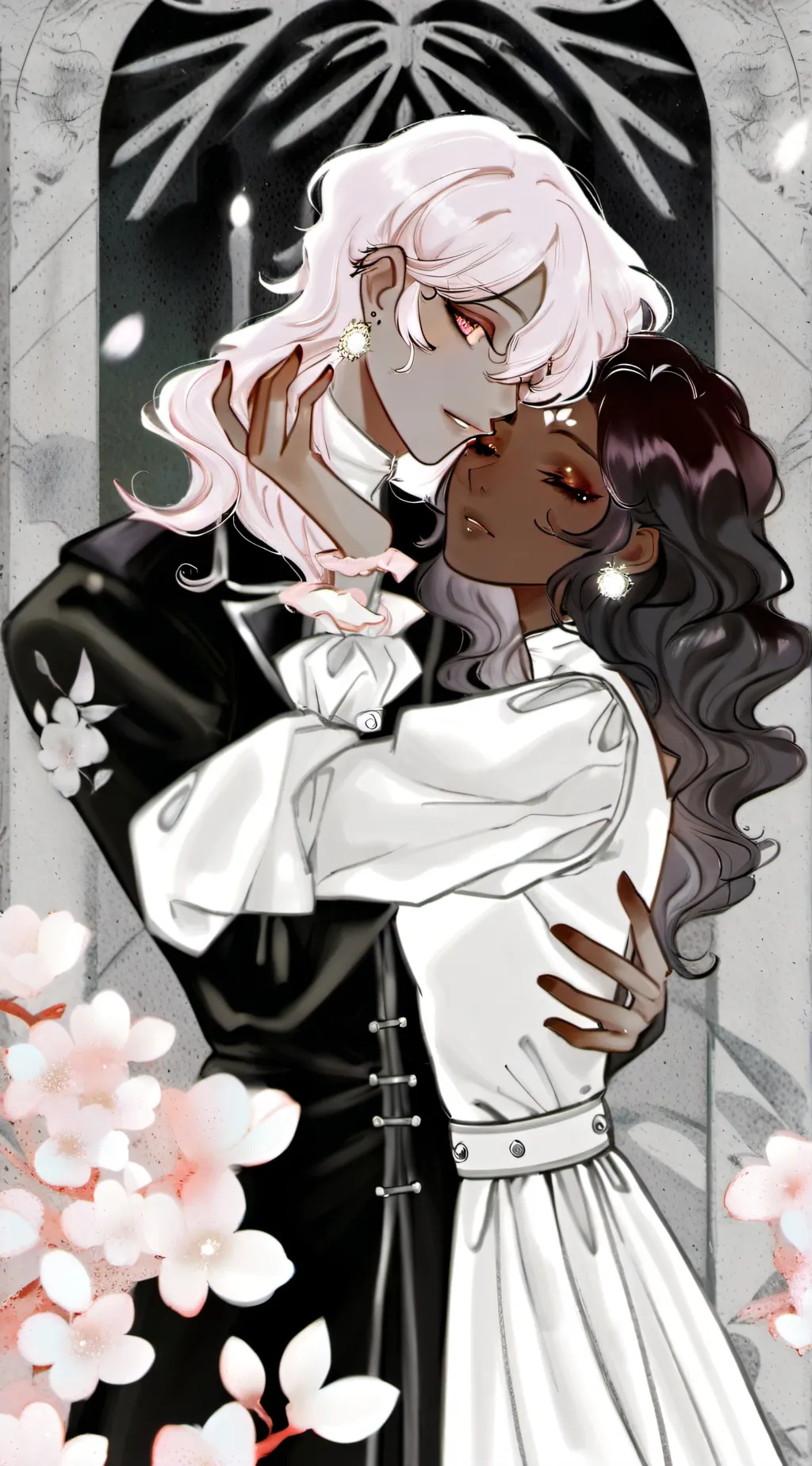 ai character: VelvetteXCarmilla background