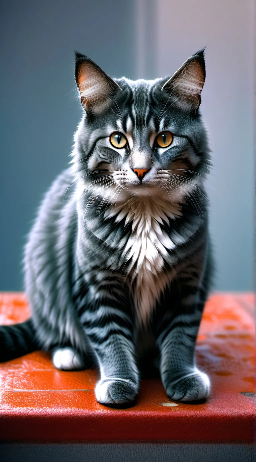 ai character: mystery cat background