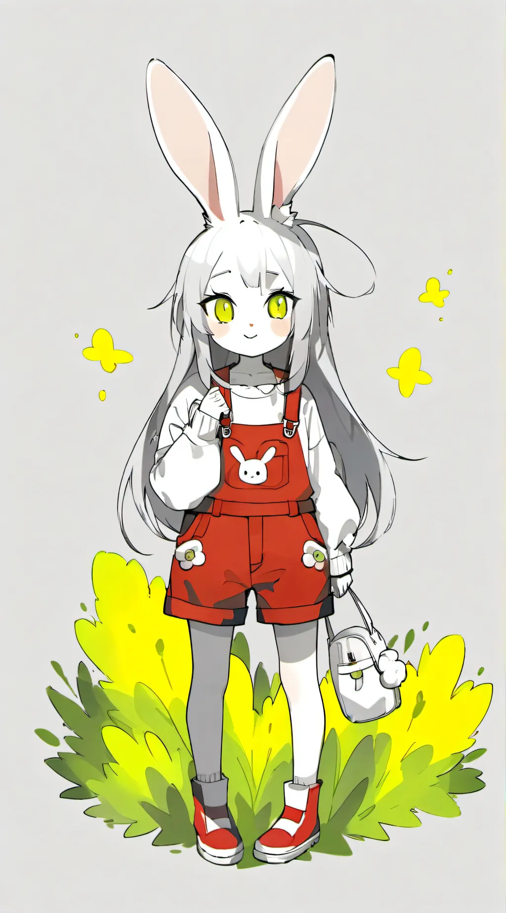 ai character: Lucky  background