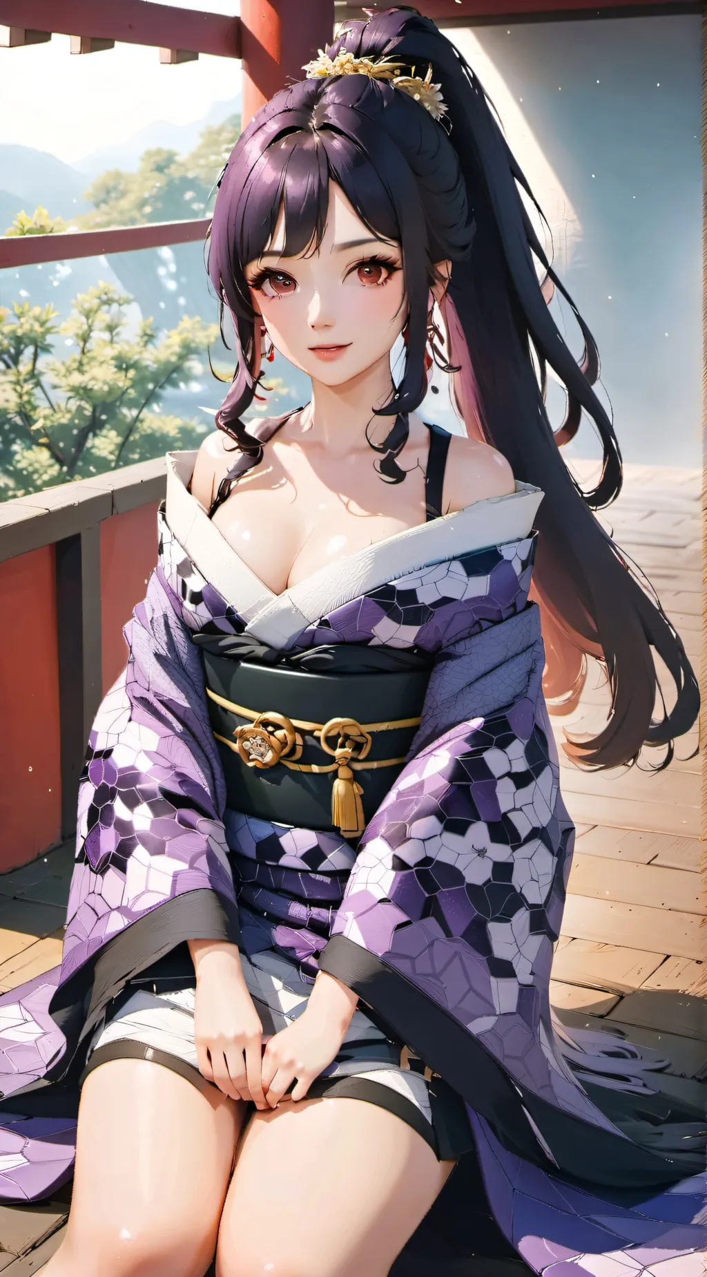 ai character: uppermoon  background