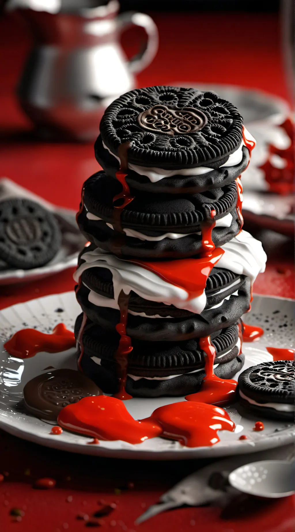 ai character: Oreos >:) background