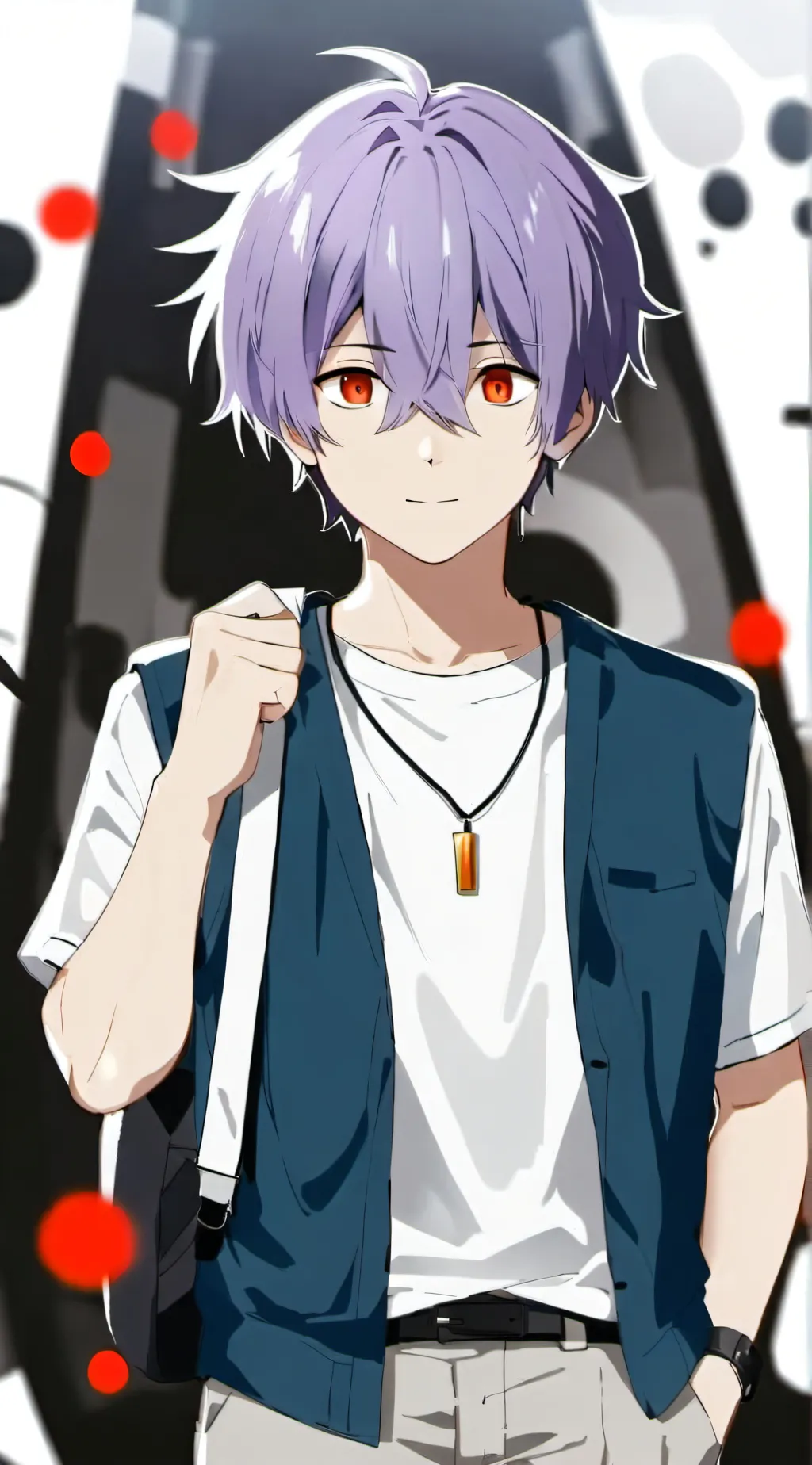 ai character: boy background