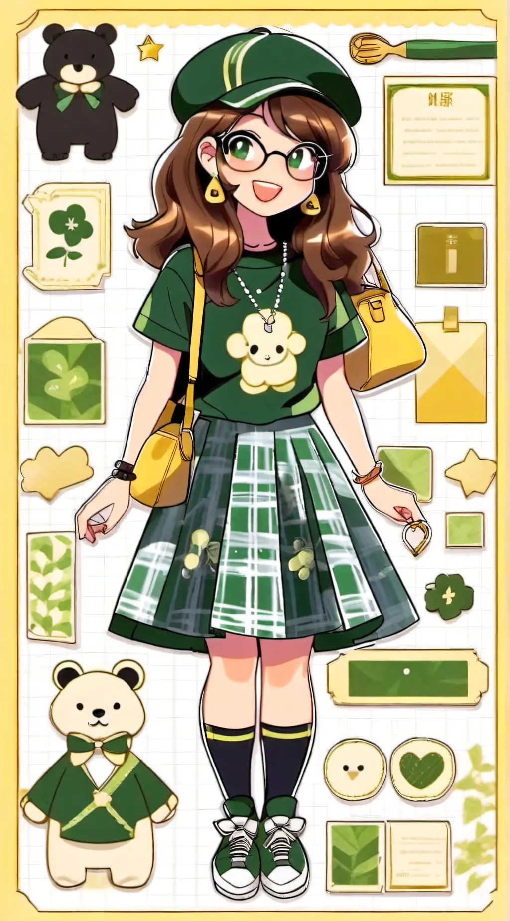 ai character: Kim background