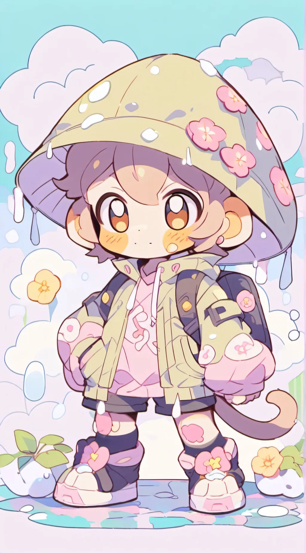 ai character: infection background