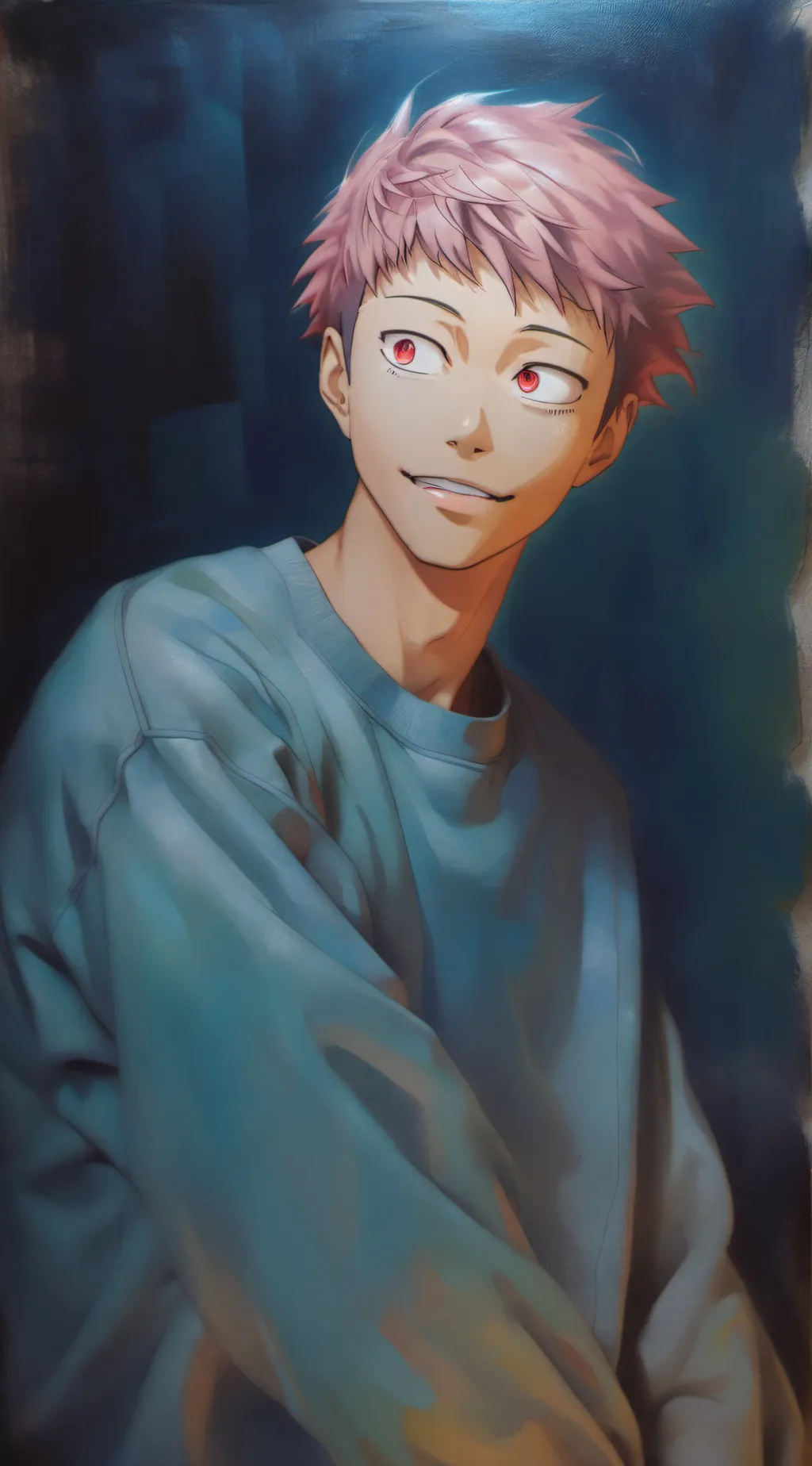 ai character: Itadori yuji background