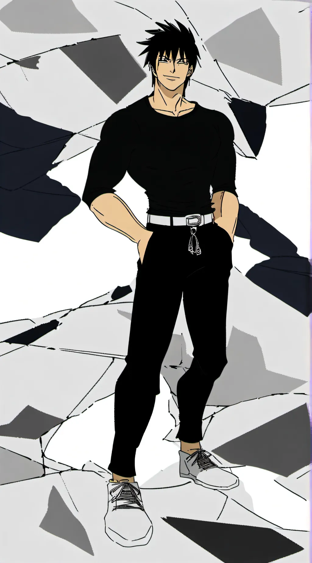 ai character: Toji sushiguro background