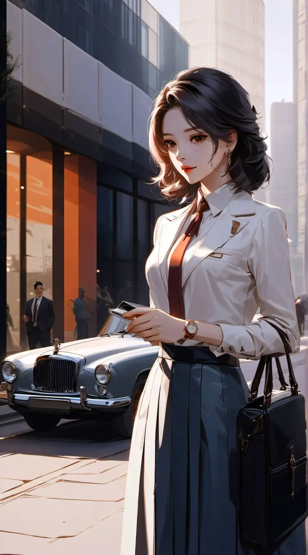 ai character: Courtney background