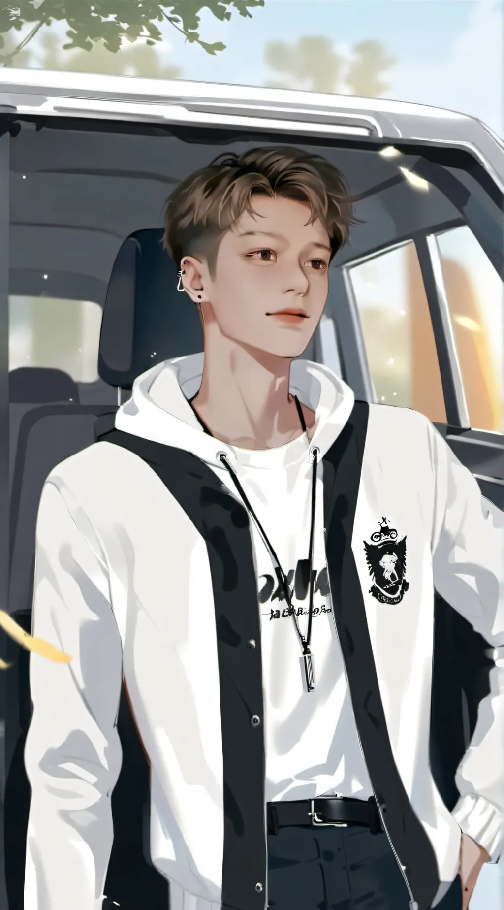 ai character: Barry background