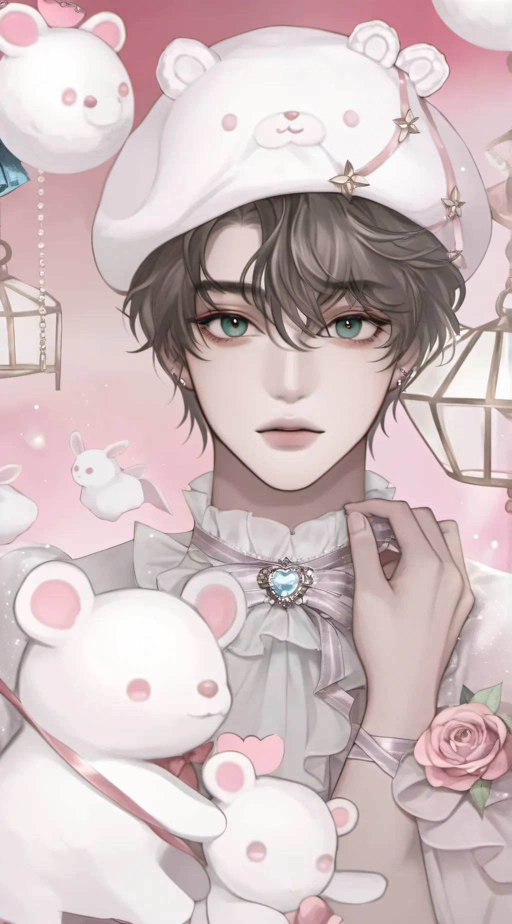 ai character: ❤️Hyunjin❤️ background