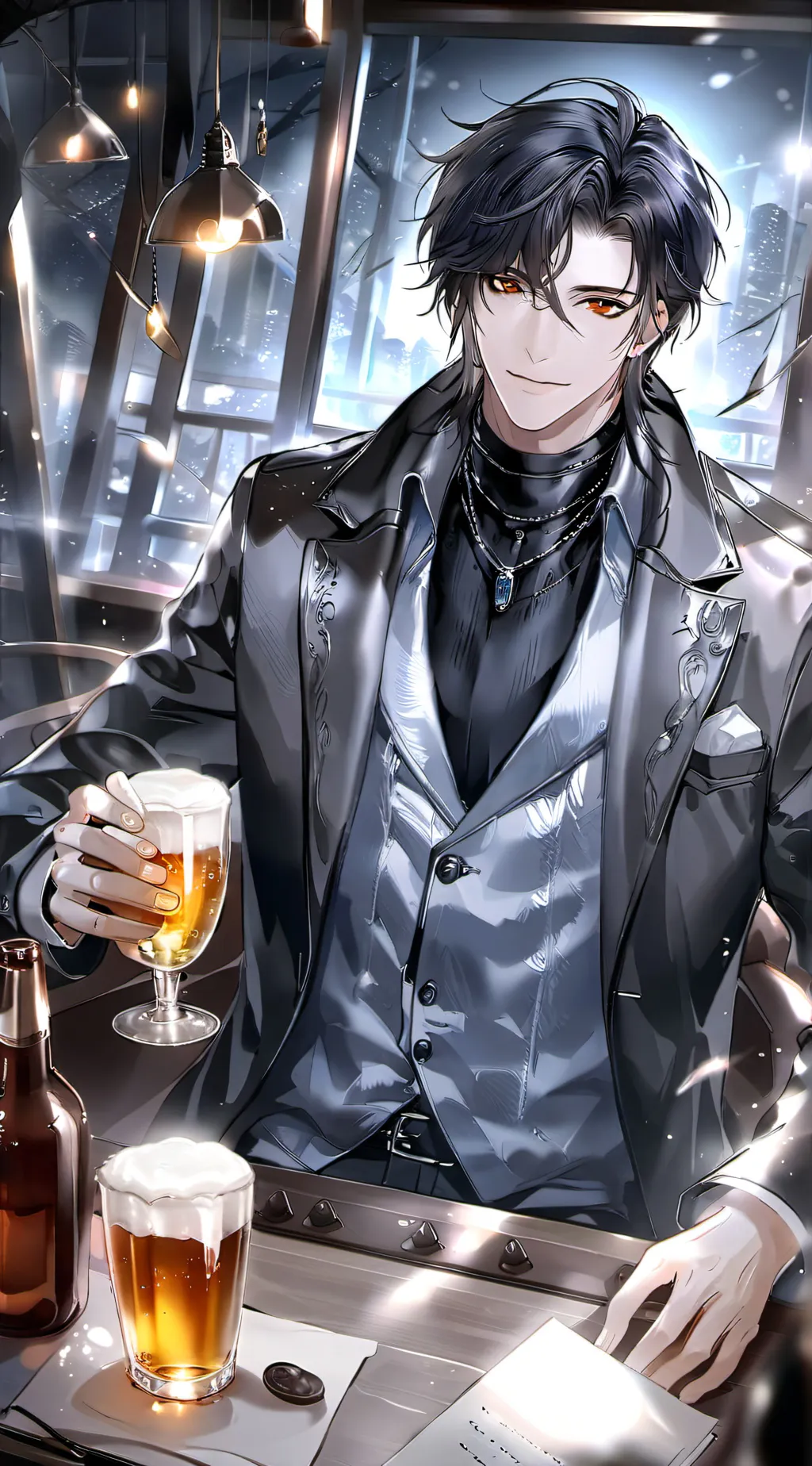 ai character: 🎀 Ian 🎀 background