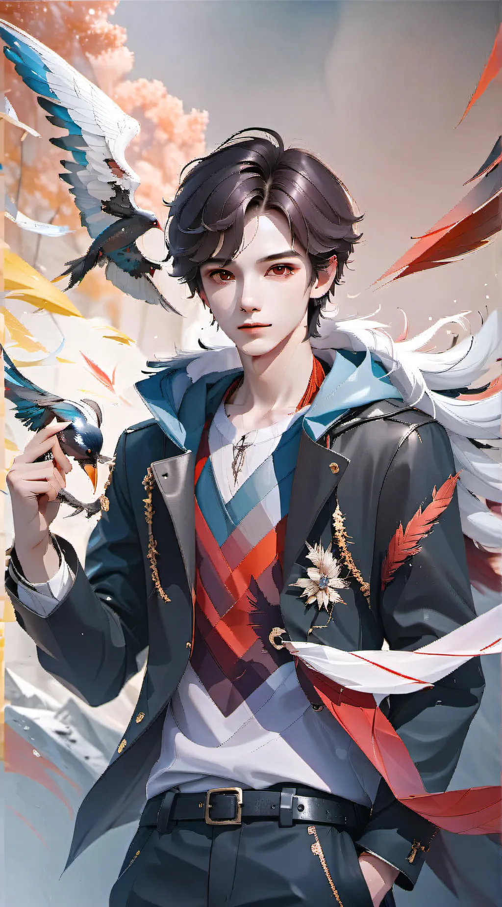 ai character: Adam  background